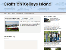 Tablet Screenshot of craftsonkelleysisland.com